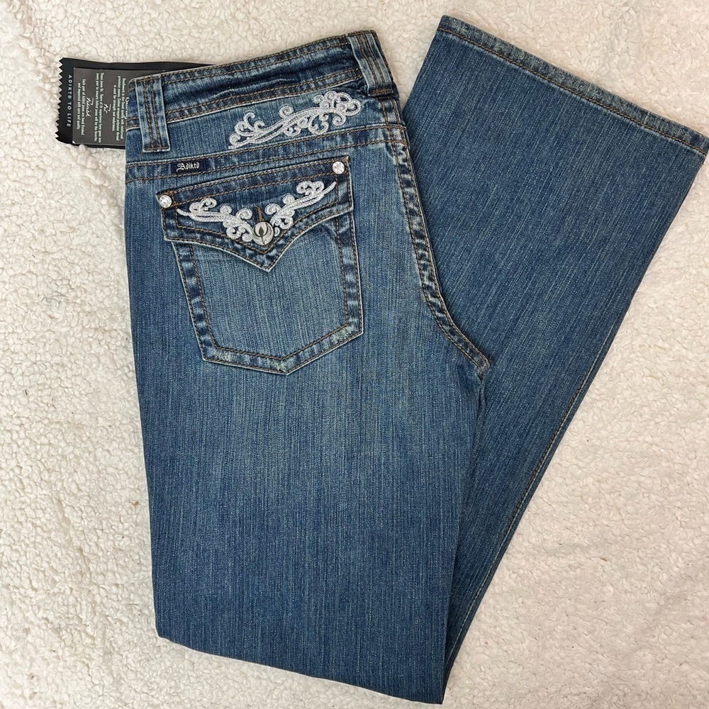Adiktd Women's Denim Bootcut Lowrise Women's Jeans Size: 10/31 - Picture 3 of 11